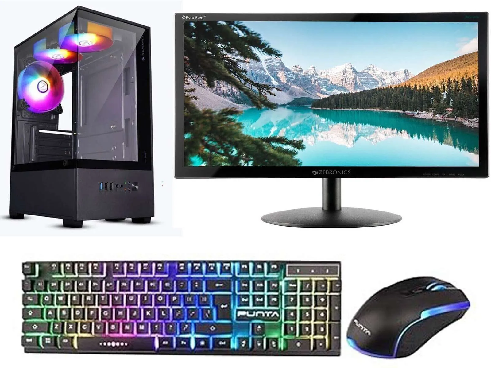 GMIT Intel Core i5 (8 GB / 256 GB / Windows 11) Assembled Desktop Computer (19 inch Display)